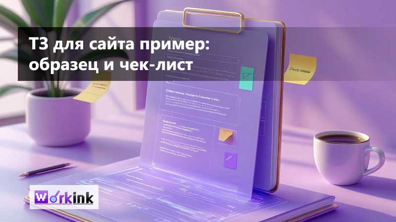 ТЗ для сайта пример: готовый образец, структура и чек-лист