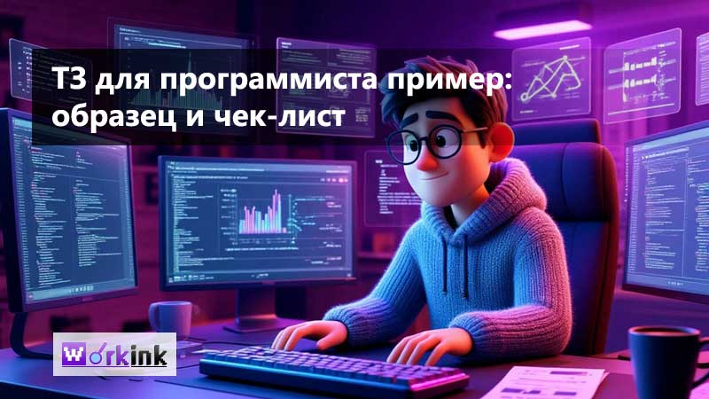 ТЗ для программиста пример: готовый образец задания и критерии приёмки