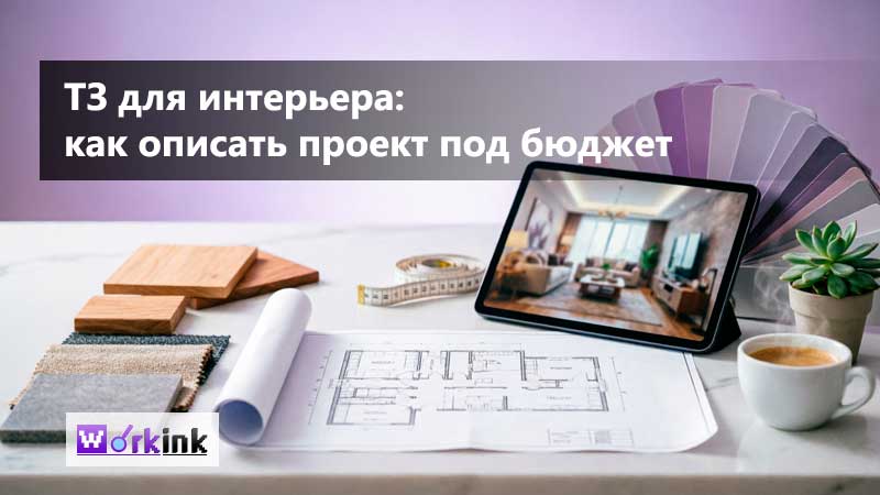 ТЗ для интерьера: как описать дизайн-проект под задачи и бюджет