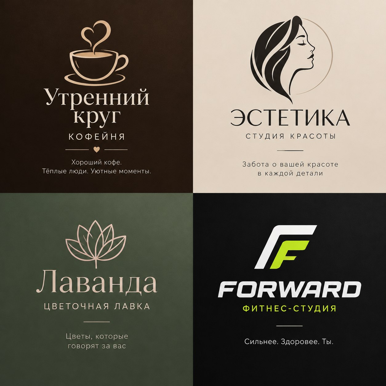 Создание логотипов, названий для вывесок магазинов,
